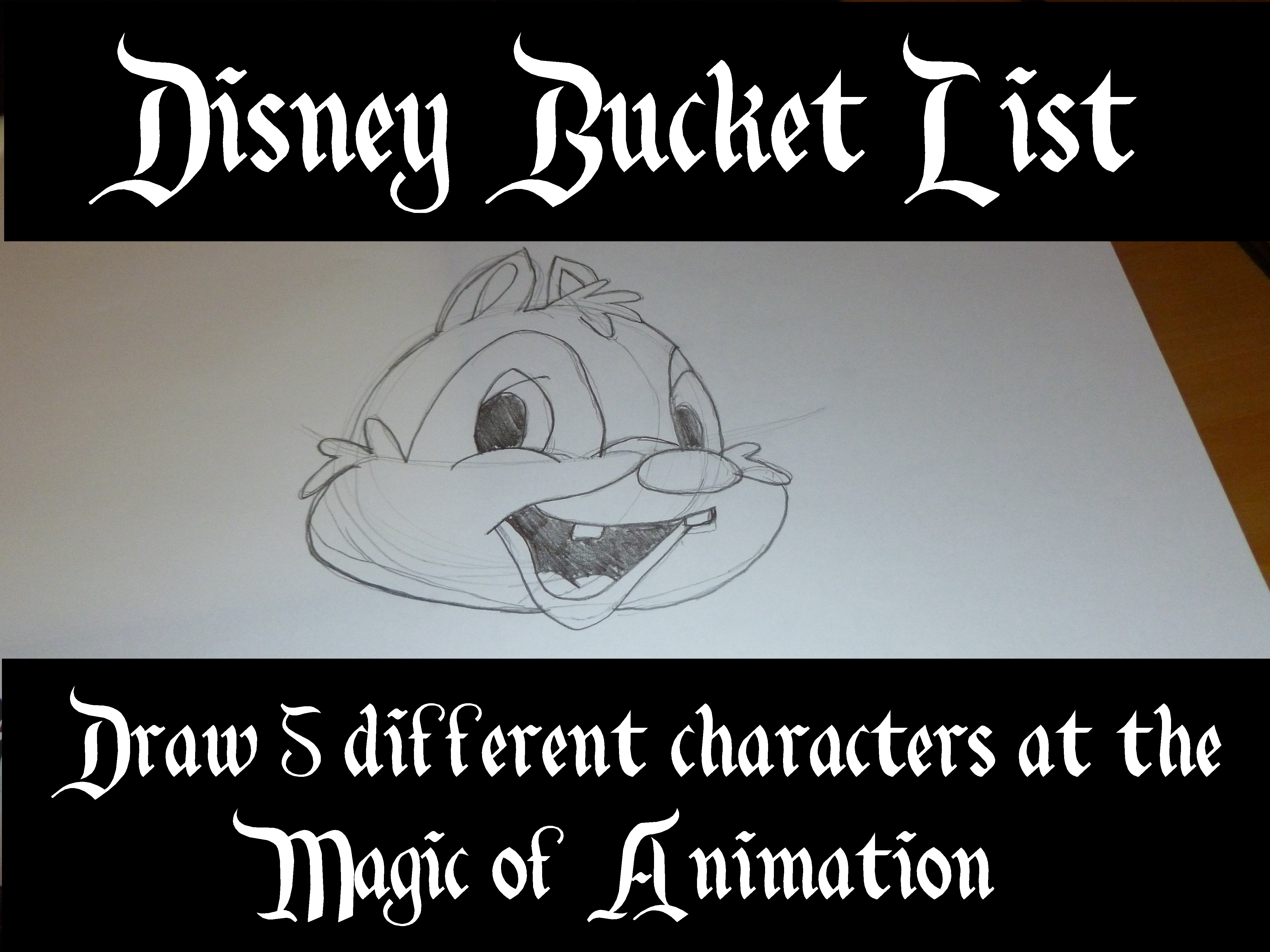 Bucket List: Draw 5 different characters at the Magic of Disney Animation |  Disney in Your Day
